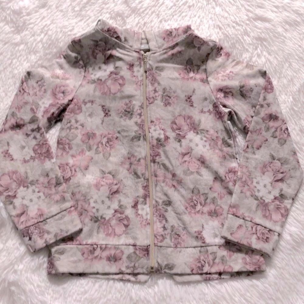 Mayoral Zip Floral Hoodie, NWT Size 9